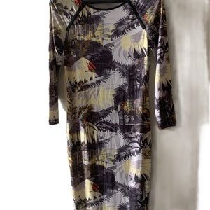 Philosophy Multicolor Long Sleeve Dress